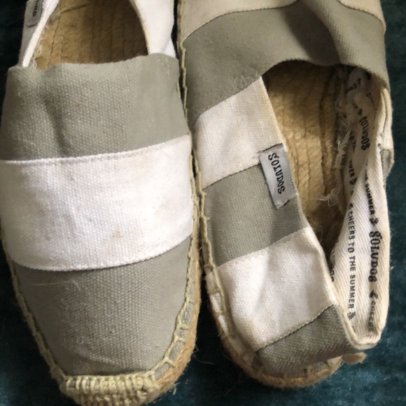 Soludos espadrilles grey and white shoes - Picture 2 of 6